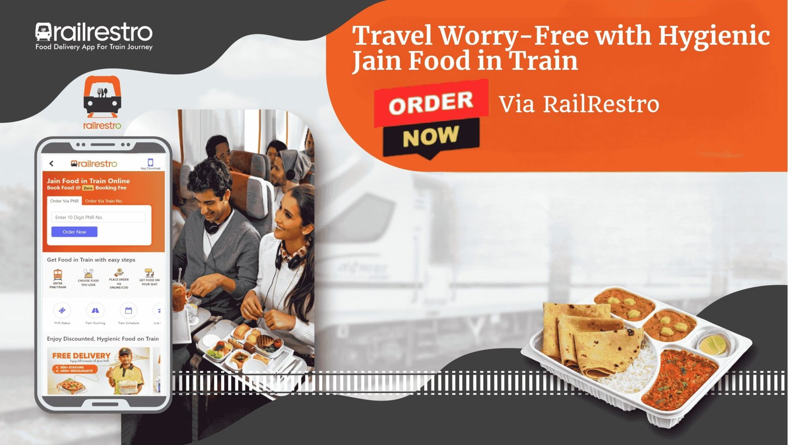 Travel Worry-Free with Hygienic Jain Food in Train
